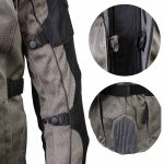 Milwaukee Leather Men’s Venture Dark Grey/Black Textile Motorcycle Jacket w/ CE Armor – MPM17032 - Image 8