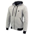 Nexgen Heat Men’s Silver Heated Hoodie Jacket – Winter Motorcycle Riding Gear for Cold Outdoors MPM1714SET - Image 11
