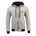 Nexgen Heat Men’s Silver Heated Hoodie Jacket – Winter Motorcycle Riding Gear for Cold Outdoors MPM1714SET - Image 8