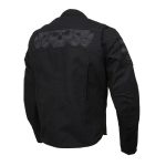 Milwaukee Leather MPM1730 Men’s Black Padded Textile All Season Motorcycle Jacket w/ Reflective Skulls Artwork - Image 15