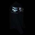 Milwaukee Leather MPM1730 Men’s Black Padded Textile All Season Motorcycle Jacket w/ Reflective Skulls Artwork - Image 6