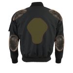 Milwaukee Leather MPM1731 Men’s Green Textile Aviator Bomber Jacket with Armor Protection - Image 7