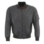 Milwaukee Leather MPM1731 Men’s Black Textile Aviator Bomber Jacket with Armor Protection - Image 6