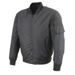 Milwaukee Leather MPM1731 Men’s Black Textile Aviator Bomber Jacket with Armor Protection - Image 5