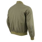 Milwaukee Leather MPM1731 Men’s Green Textile Aviator Bomber Jacket with Armor Protection - Image 4