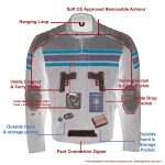 Milwaukee Leather MPM1751 Burnt Orange Leather and Textile Armored Motorcycle Jacket for Men – All Season - Image 4