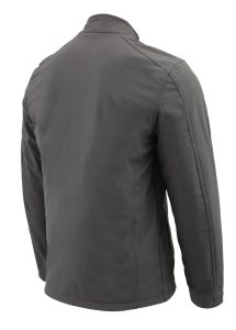 Nexgen Heat MPM1762SET Men’s Soft Shell Heated Jacket – Grey Standup Collar Jacket for Winter with Battery Pack - Image 10