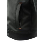 Milwaukee Leather MPM1764 Men’s Black Soft Shell CE Armored Motorcycle Racing Style Hoodie Jacket w/ Detachable Hood - Image 12