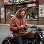 Milwaukee Leather Men’s Streetguard Copper CE Armored Riding Hoodie, Shoulder and Elbow Armor – MPM1768 - Image 6