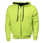 Milwaukee Leather Men’s Neon-Green Streetguard Riding Hoodie – Aramid Reinforced with CE Shoulder and Elbow Armor – MPM1772 - Image 8