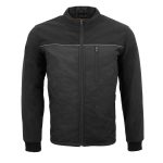 Milwaukee Leather MPM1780 Men’s Black Textile and Fleece Combo Jacket with Reflective Piping - Image 6