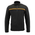 Milwaukee Leather MPM1783 Men’s Black Micro Fleece Zipper Front Jacket - Image 6