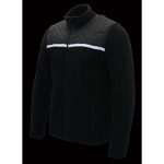 Milwaukee Leather MPM1784 Men’s Black Micro Fleece Zipper Front Jacket with Reflective Stripes - Image 9