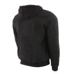 Milwaukee Leather Men’s Black Streetguard Riding Hoodie – Aramid Reinforced with CE Shoulder and Elbow Armor – MPM1788 - Image 13
