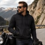 Milwaukee Leather Men’s Black Streetguard Riding Hoodie – Aramid Reinforced with CE Shoulder and Elbow Armor – MPM1788 - Image 2