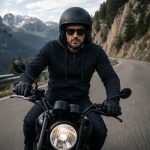 Milwaukee Leather Men’s Black Streetguard Riding Hoodie – Aramid Reinforced with CE Shoulder and Elbow Armor – MPM1788 - Image 7