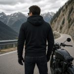 Milwaukee Leather Men’s Black Streetguard Riding Hoodie – Aramid Reinforced with CE Shoulder and Elbow Armor – MPM1788 - Image 6
