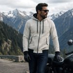 Milwaukee Leather Men’s Silver Streetguard Riding Hoodie – Aramid Reinforced with CE Shoulder and Elbow Armor – MPM1788 - Image 6