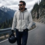 Milwaukee Leather Men’s Silver Streetguard Riding Hoodie – Aramid Reinforced with CE Shoulder and Elbow Armor – MPM1788 - Image 10
