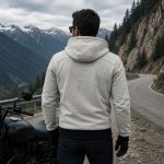 Milwaukee Leather Men’s Silver Streetguard Riding Hoodie – Aramid Reinforced with CE Shoulder and Elbow Armor – MPM1788 - Image 8