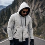 Milwaukee Leather Men’s Silver Streetguard Riding Hoodie – Aramid Reinforced with CE Shoulder and Elbow Armor – MPM1788 - Image 7
