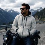 Milwaukee Leather Men’s Silver Streetguard Riding Hoodie – Aramid Reinforced with CE Shoulder and Elbow Armor – MPM1788 - Image 9