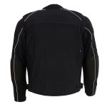 Milwaukee Leather Men’s Black Armored Textile Motorcycle Jacket-All Season Jacket w/ Removable Liner – MPM1791 - Image 7