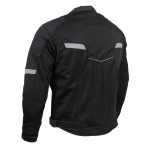 Milwaukee Leather MPM1792 Men’s Black CE Armored Textile Motorcycle Jacket- All Season Biker Jacket - Image 15