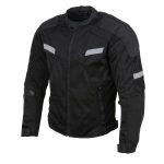 Milwaukee Leather MPM1792 Men’s Black CE Armored Textile Motorcycle Jacket- All Season Biker Jacket - Image 11