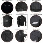 Milwaukee Leather MPM1792 Men’s Black CE Armored Textile Motorcycle Jacket- All Season Biker Jacket - Image 6