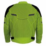 Milwaukee Leather MPM1792 Men’s Black and High-Viz Green CE Armored Textile Motorcycle Jacket- All Season Biker Jacket - Image 8