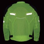Milwaukee Leather MPM1792 Men’s Black and High-Viz Green CE Armored Textile Motorcycle Jacket- All Season Biker Jacket - Image 10