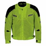 Milwaukee Leather MPM1792 Men’s Black and High-Viz Green CE Armored Textile Motorcycle Jacket- All Season Biker Jacket - Image 9