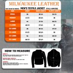 Milwaukee Leather MPM1793 Black Armored Mesh Motorcycle Jacket for Men – All Season Biker Jacket - Image 3