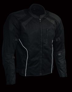 Milwaukee Leather MPM1793 Black Armored Mesh Motorcycle Jacket for Men – All Season Biker Jacket - Image 5