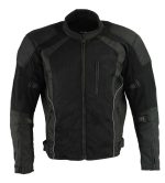 Milwaukee Leather MPM1793 Black Armored Mesh Motorcycle Jacket for Men – All Season Biker Jacket - Image 6