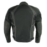 Milwaukee Leather MPM1793 Black Armored Mesh Motorcycle Jacket for Men – All Season Biker Jacket - Image 4
