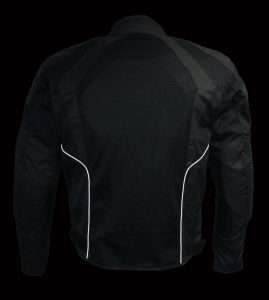 Milwaukee Leather MPM1793 Black Armored Mesh Motorcycle Jacket for Men – All Season Biker Jacket - Image 2