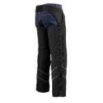 Milwaukee Leather MPM5701 Men’s Black ‘Reflective’ Vented Textile Motorcycle Chaps - Image 10