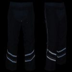 Milwaukee Leather MPM5701 Men’s Black ‘Reflective’ Vented Textile Motorcycle Chaps - Image 4