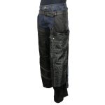 Milwaukee Leather MPM5705 Men’s Black Vented Textile Chaps with Leather Trim and Snap Out Liner - Image 7