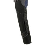 Milwaukee Leather MPM5706 Men’s Black Vented Textile Chaps with Leather Trim - Image 8