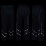 Milwaukee Leather MPM5706 Men’s Black Vented Textile Chaps with Leather Trim - Image 5