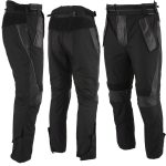 Milwaukee Leather MPM5728 Men’s Black Tri-Tex and Leather Motorcycle Biker Racing Pants w/ CE Armor Protection - Image 8