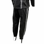 Milwaukee Leather MPM9510 Men’s Black Water-Resistant Motorcycle Rain Suit with Hi Vis Reflective Tape - Image 14