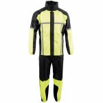 Milwaukee Leather MPM9510 Men’s Black and Neon Green Motorcycle Water Resistant Rain Suit w/ Hi-Vis Reflective Tape - Image 15