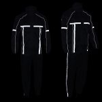 Milwaukee Leather MPM9510 Men’s Black Water-Resistant Motorcycle Rain Suit with Hi Vis Reflective Tape - Image 8