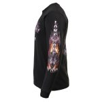 Milwaukee Leather MPMH117001 Men’s ‘Lone Wolf No Club’ Biker Long Sleeve T-Shirt - Image 9