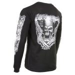 Milwaukee Leather MPMH117002 Mens ‘Assassin’ Double Sided Black Long Sleeve T-Shirt - Image 35