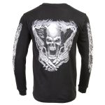 Milwaukee Leather MPMH117002 Mens ‘Assassin’ Double Sided Black Long Sleeve T-Shirt - Image 26